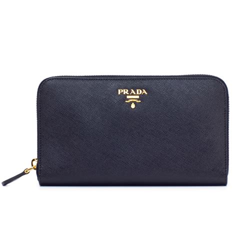 prada saffiano metal small zip around wallet|prada saffiano leather zip.